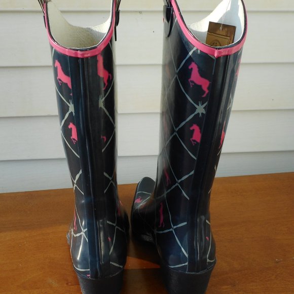Rainboots Rubber Boots Women's US Size 6 - Picture 4 of 6